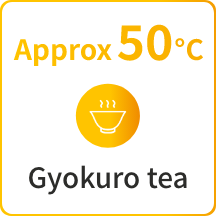 Approx.50℃ Gyokuro tea