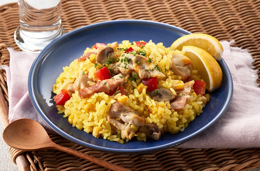 Chicken paella