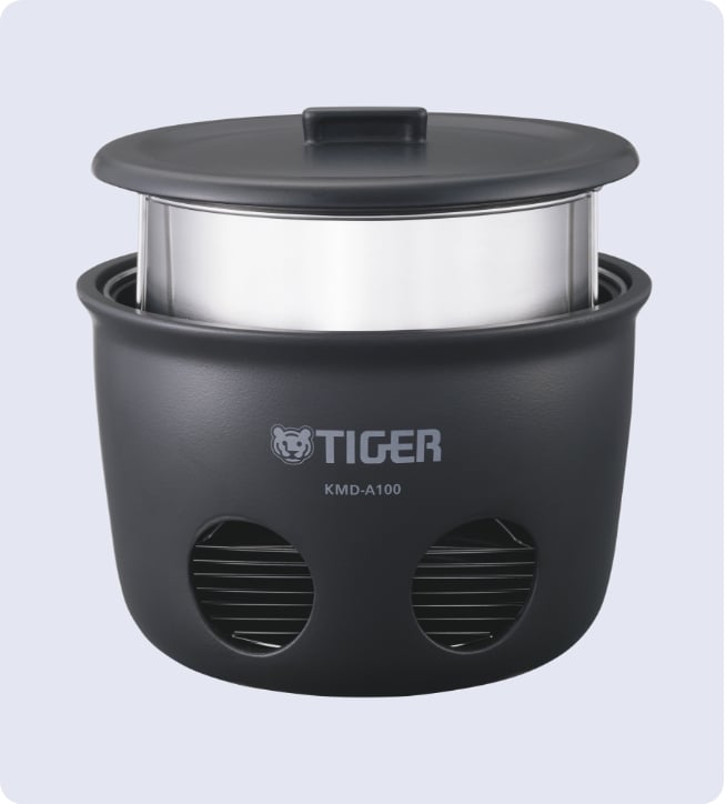 新品 タイガー TIGER 野外炊飯器 魔法のかまどごはん 釜 KMD-A100収納時→約18cm