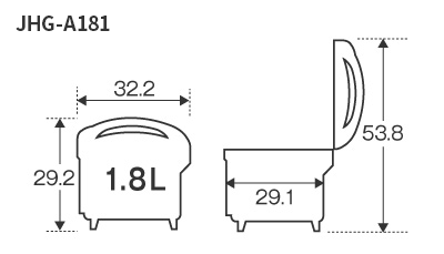 電子ジャー〈炊きたて〉（保温専用）JHG-A111/A181/A271 - タイガー魔法瓶