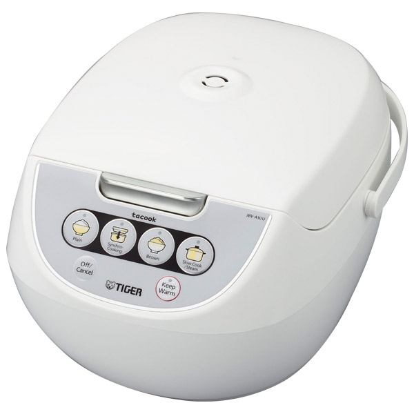Tiger JNP-S55U Rice Cooker and Warmer, Stainless Steel Gray, 6 Cups Cooked/ 3  Cups Uncooked Made in Japan 