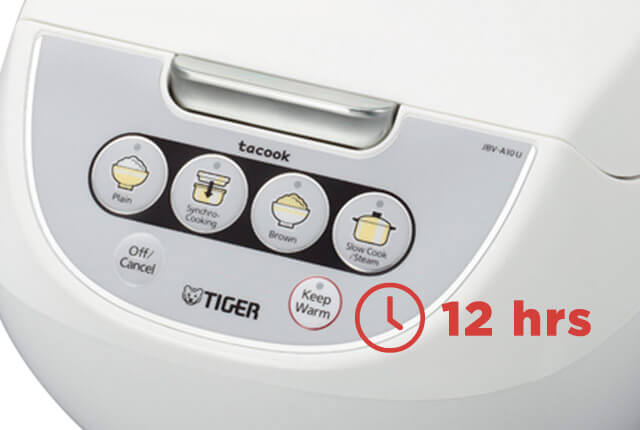 Tiger Jbv-s18u 10-Cup Microcomputer Controlled 4-in-1 Rice Cooker (White)