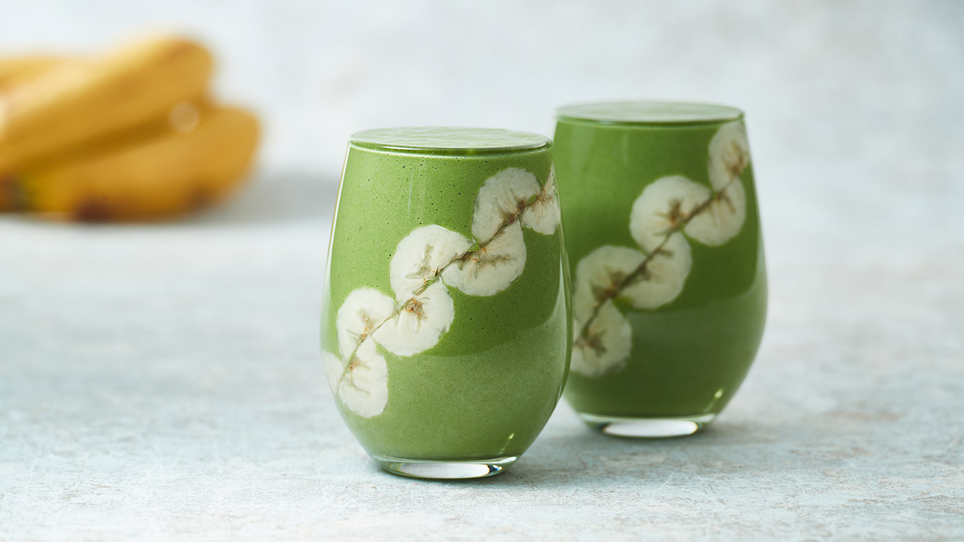 Matcha, Banana and Broccoli Smoothie